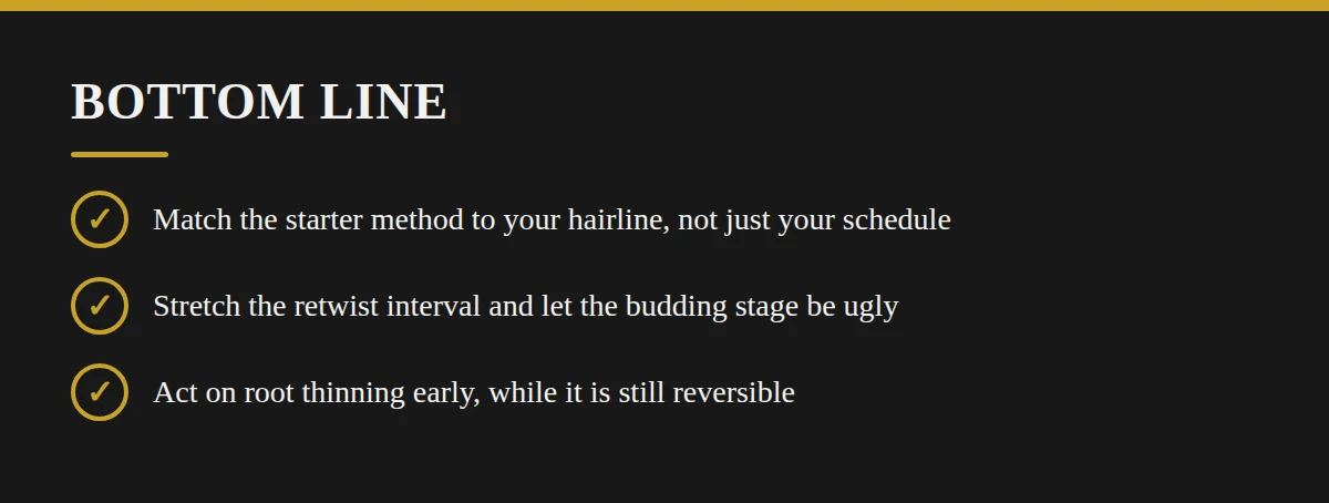 Summary card: Bottom Line