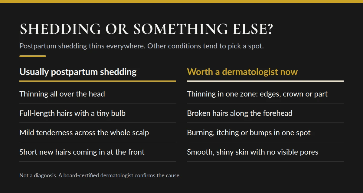 Summary card: Shedding or Something Else?